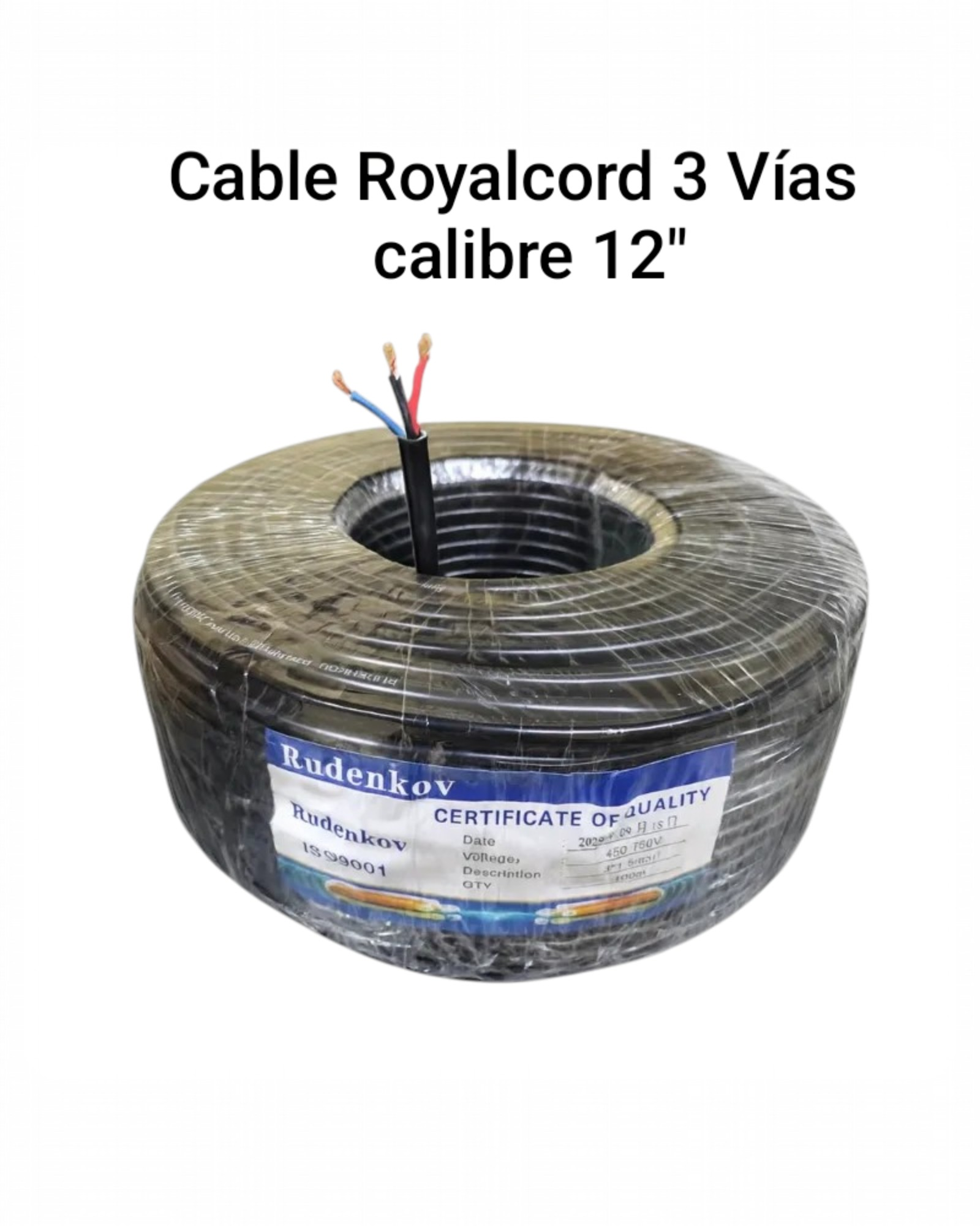 Cable Royalcord, calibre 12"
