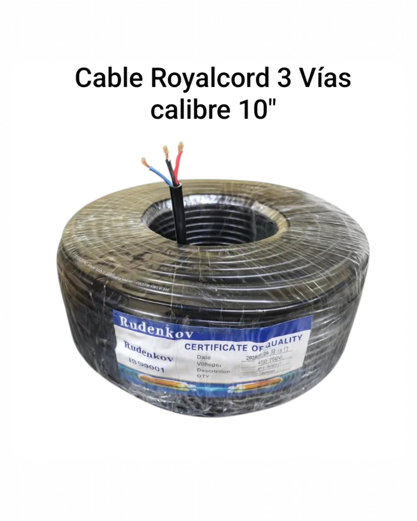Cable Royalcord, calibre 10"