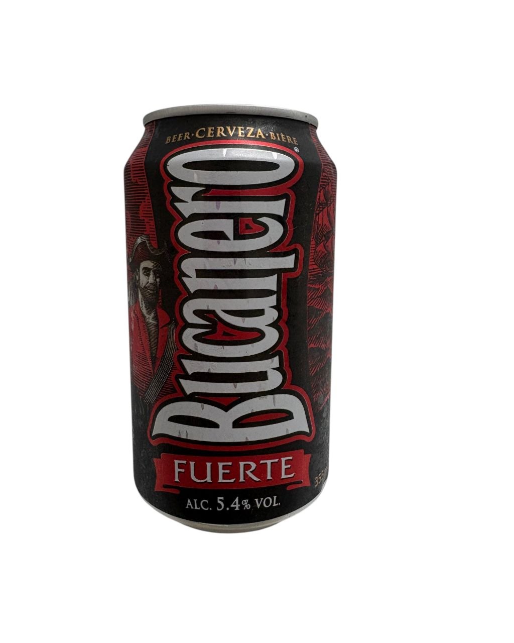 Cerveza Bucanero, Fuerte, 355ml